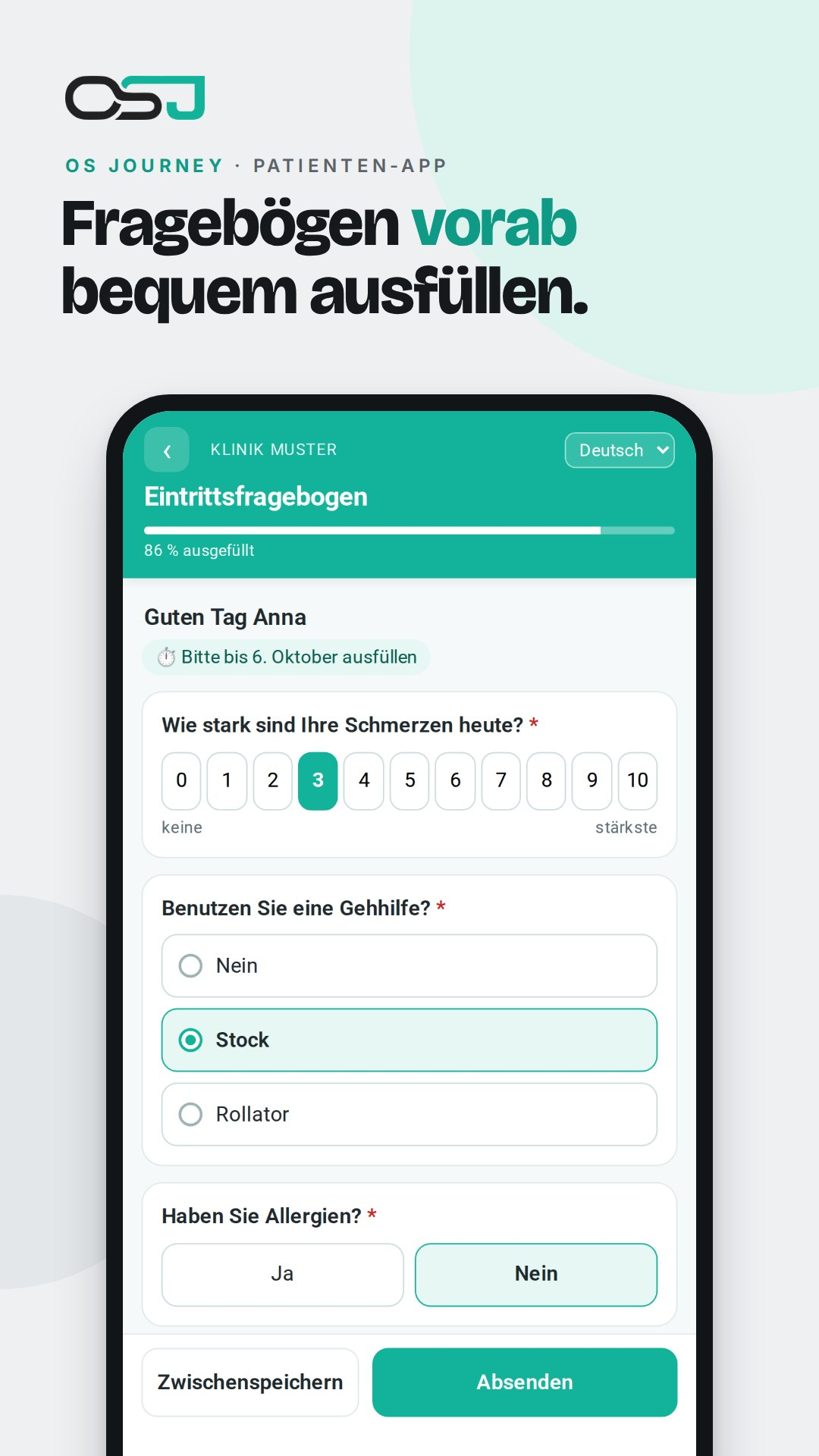 Fragebögen · DE
